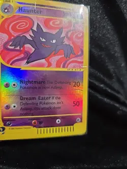 Pokemon TCG Haunter 80/165 E-Reader Expedition Base Set Reverse Holo - Image 3