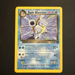 Dark Blastoise 20/82 Team Rocket Regular Rare Pokemon S123 - Image 1