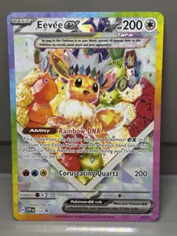Pokemon TCG Eevee ex 174 Sv: Scarlet & Violet Promo Cards Holo Prismatic - Image 1