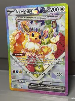 Pokemon TCG Eevee ex 174 Sv: Scarlet & Violet Promo Cards Holo Prismatic - Image 2