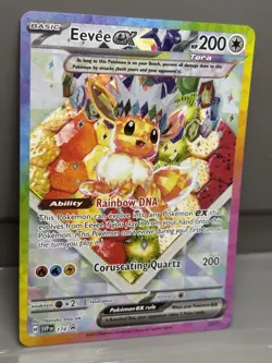 Pokemon TCG Eevee ex 174 Sv: Scarlet & Violet Promo Cards Holo Prismatic - Image 3