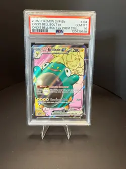 2025 POKEMON SVP EN-SV BLACK STAR PROMO #194 IONO'S BELLIBOLT EX PSA 10 - Image 1