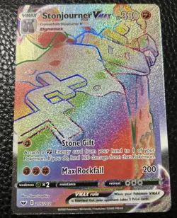 Pokemon TCG - Stonjourner VMAX (Secret) 205/202 Sword & Shield Base - NM - Image 2