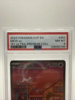 Pokemon Mew EX Promo 2023 SVP #053 151 Ultra Premium Collection Psa 8 - Image 2