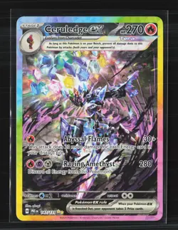 2025 Pokemon Scarlet & Violet Prismatic Evolutions Ceruledge EX FA #147/131 - Image 1