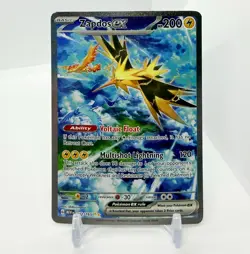 Pokemon TCG Scarlet & Violet 151 Zapdos EX Special Illustration Rare #202 - Image 1