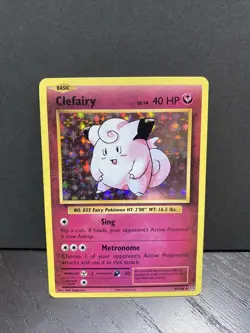 Pokemon TCG Clefairy XY Evolutions 63/108 Holo Holo Rare. Pack Fresh! - Image 1