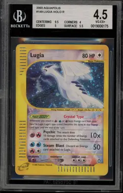 Pokemon Lugia Aquapolis Crystal Holo Secret Rare #149 BGS 4.5 - Image 1
