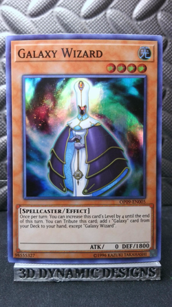 | Yugioh Galaxy Wizard OP09-EN005 Super Rare Ots Tournament Pack 9 NM 🔥 | - Image 1