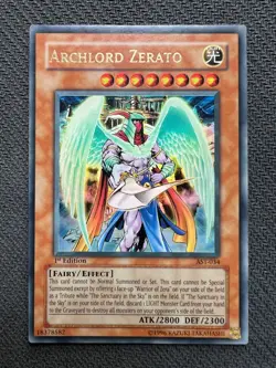 Yugioh Archlord Zerato 1st Edition Ultra Rare AST-034 LP - Image 1