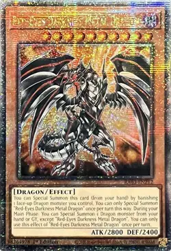Red-Eyes Darkness Metal Dragon (Quarter Century Secret Rare)-Quarter Century ... - Image 1