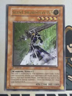 Silent Swordsman LV5 FET-EN008 Ultimate Rare 1st Edition YuGiOh! NM - Image 3