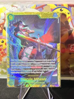 OP14-119 Dracule Mihawk SEC One Piece OP14 The Azure Sea's Seven Foil ENG NM #2 - Image 1