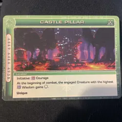 Chaotic 204/232 Castle Pillar Ultra Rare Holo Foil Card Location - Image 2