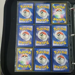 Pokemon Vintage WoTC Mixed Lot of Cards Holos Binder Pages Machamp Ho Oh Shiftry - Image 2