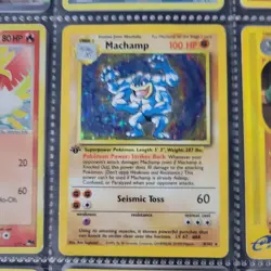 Pokemon Vintage WoTC Mixed Lot of Cards Holos Binder Pages Machamp Ho Oh Shiftry - Image 5