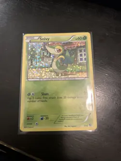 McDonald's Promo Card Snivy Holo Rare 1/12 - Image 1