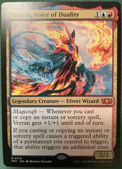 2025 Veyran, Voice of Duality M Commander: Tarkir: Dragonstorm 310 NM - Image 1