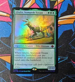 Ghalta, Stampede Tyrant NM Pack Foil MTG Lost Caverns of Ixalan Unplayed Magic - Image 1