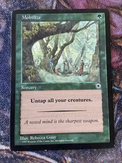 Mobilize 1x Portal MTG Magic The Gathering MP - Image 1