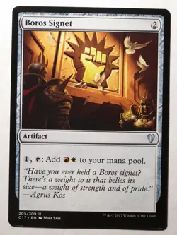 Boros Signet C17 Commander 2017 Mtg Magic English - Image 1