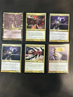 PLAYED MTG Magic the Gathering: Angel Lot of 12 Rare And Mythic Rare - Image 2