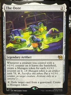 The Ooze Light Play, English Magic the Gathering MTG Teenage Mutant Ninja Turtle - Image 1