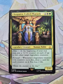 MTG Assassin's Creed - Cleopatra, Exiled Pharaoh M Mythic 0052 NM - Image 1