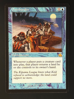 MTG - Overburden - NM+ Never Played - Prophecy #39 - Rare - EN - REG - Image 1