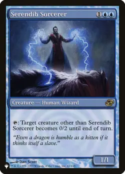 MTG Magic the Gathering Serendib Sorcerer (763/1104) The List NM - Image 1