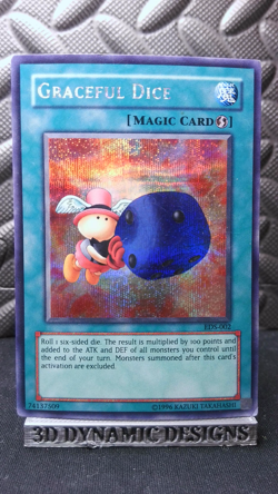 | Yugioh Graceful Dice EDS-002 Secret Rare Eternal Duelist Soul LP 🔥 | - Image 1