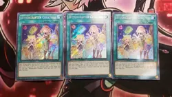 Yu-Gi-Oh! 3x Witchcrafter Creation INCH-EN020 Secret Rare 1st Ed Light Play - Image 1