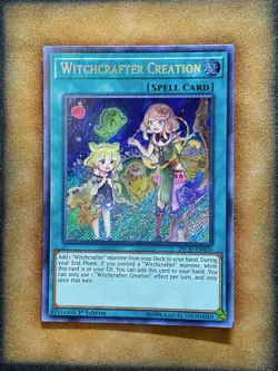 Yugioh Witchcrafter Creation INCH-EN020 Secret Rare 1st Ed NM - Image 1