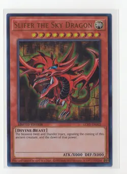 YuGiOh Slifer the Sky Dragon LC01-EN002 UR Limited Edition 25th Anniversary - Image 1