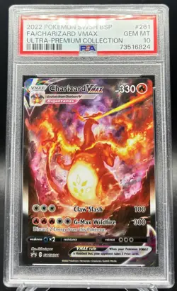 PSA 10 Charizard VMAX Ultra Premium Collection Promo UPC FA Pokemon SWSH261 261 - Image 1