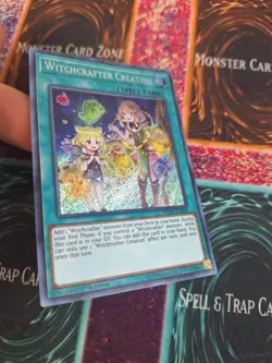 Yu-Gi-Oh! Witchcrafter Creation INCH-EN020 Secret Rare 1st Edition Near Mint - Image 2