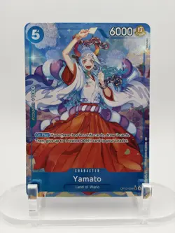 One Piece Yamato OP13-054 Alt-Art Blue SR OP13 Foil NM ENGLISH - Image 1