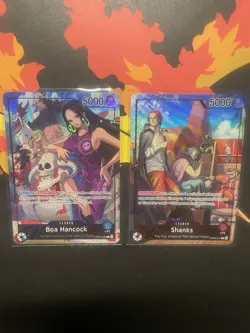 Boa Hancock OP07-038 + Shanks OP09-001 - ONE PIECE - 2025 PSA Promos - Image 1