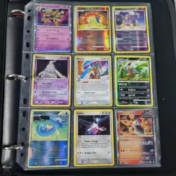 Pokemon Vintage WoTC Mixed Lot of Cards Holos Binder Pages Deoxys Latios Shiftry - Image 1