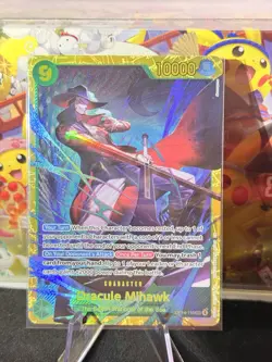 OP14-119 Dracule Mihawk SEC One Piece OP14 The Azure Sea's Seven Foil ENG NM #3 - Image 1