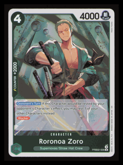 One Piece TCG The Best Vol. 2 PRB-02 - Roronoa Zoro R PRB02-006 - English NM - Image 1