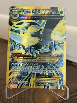 Pokemon Primal Kyogre-EX TCG Full Art Ultra Rare Card Ancient Origins 96/98 Holo - Image 2