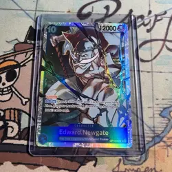 One Piece Edward.Newgate Character Card OP13-042 Foil SR 10 Cost 12000 Power - Image 1
