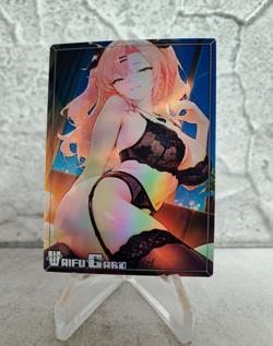 Nicole ZZZ Trading Card Waifu Goddess Story Anime Girl holo Karte Manga Full Art - Image 1
