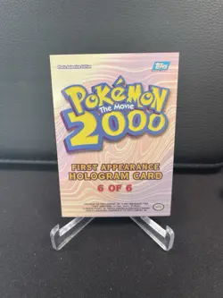 Hoot Hoot Pokemon The Movie 2000 First Appearance Topps Holo Rare Card 6 Of 6 - Image 2