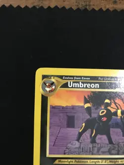 🔥 Umbreon #32/75 | Unlimited Non Holo Rare LP | Neo Discovery 2001 Pokemon Card - Image 3