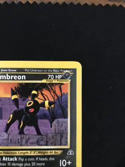 🔥 Umbreon #32/75 | Unlimited Non Holo Rare LP | Neo Discovery 2001 Pokemon Card - Image 4