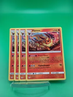 4x Flareon - 25/236 - Uncommon Cosmic Eclipse Pokemon Near Mint - Image 1