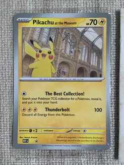 Pikachu Promo Card Natural History Museum TCG New Sealed Plus Guide 2026 - Image 3
