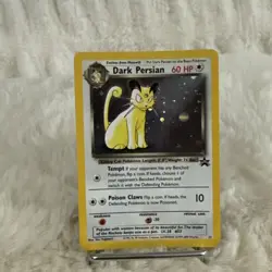 Dark Persian Pokemon Card WOTC Black Star Promo #17 Holo SWIRL 2000 NM - Image 5